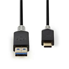 Nedis CCBW61600AT10 - Kabel USB 3.1 | Typ-C Zástrčka - A Zástrčka | 1 m | Antracit