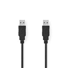Nedis CCGB60000BK20 - USB 2.0 kabel | A Zástrčka - A Zástrčka | 2 m | Černá barva