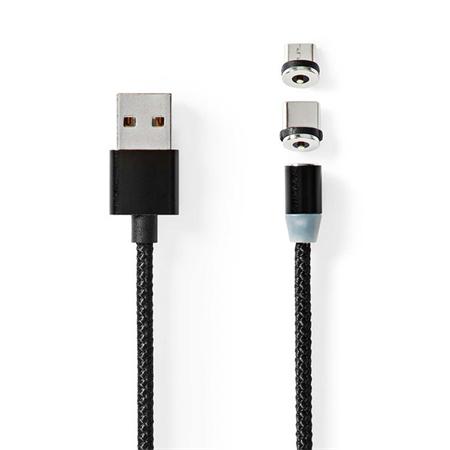 Nedis CCGB60630BK20 - USB 2.0 kabel | USB Micro-B