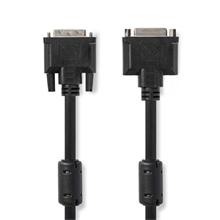 Nedis CCGP32055BK20 - Kabel DVI | DVI-I 24+5-pin Zástrčka - DVI-I 24+5-pin Zásuvka | 2 m | Černá barva