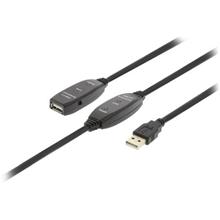 Nedis CCGP60EXTBK250 - Aktivní Prodlužovací Kabel USB 2.0 | A Zástrčka - A Zásuvka | 25 m | Černá barva