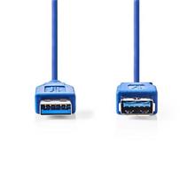 Nedis CCGP61010BU20 - USB 3.0 Kabel | A Zástrčka - A Zásuvka | 2 m | Modrá