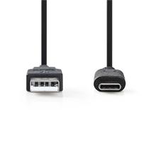 Nedis CCGP61650BK10 - Kabel USB 3.1 (Gen2) | Typ-C Zástrčka - A Zástrčka | 1 m | Černá barva