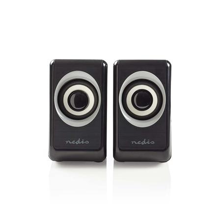 Nedis CSPR20020BK - PC reproduktor | 2.0 | 18 W |