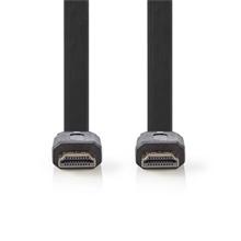 Nedis CVGP34100BK30 - Plochý High Speed HDMI™ Kabel s Ethernetem | Konektor HDMI™ - Konektor HDMI™ | 3 m | Černá barva