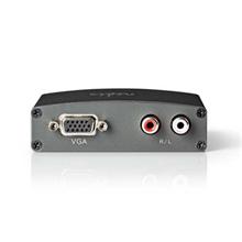 Nedis VCON3411AT - Převodník HDMI™ na VGA | 1cestný - HDMI™ vstup | VGA + 2x RCA (L/R) Výstup