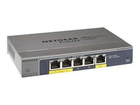 Netgear PLUS SWITCH, 5xGbE powering only via PoE