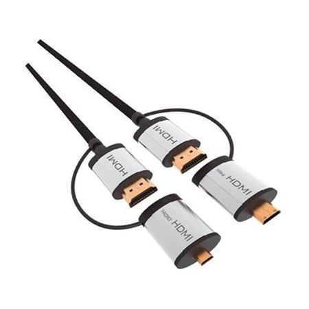 OMEGA kabel HDMI v1.4 černý 1,5m + adapter na