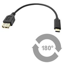 PremiumCord Adaptér USB 3.1 konektor C/male - USB 3.0 konektor A/female, 0,2m OTG
