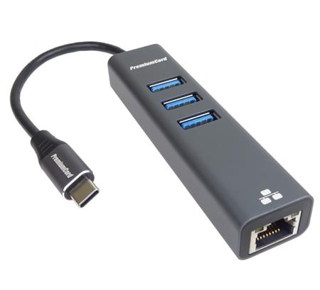PremiumCord Adapter USB-C na Gigabit