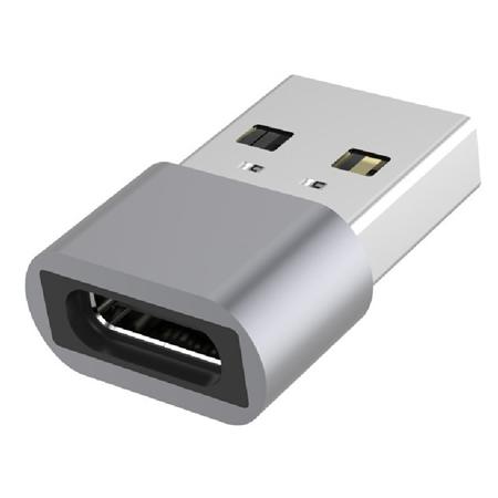 PremiumCord Aluminium USB C female - USB2.0 A