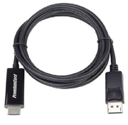 PremiumCord DisplayPort 1.2 na HDMI 2.0 kabel pro