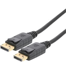 PremiumCord DisplayPort 2.0 přípojný kabel M/M, zlacené konektory, 3m