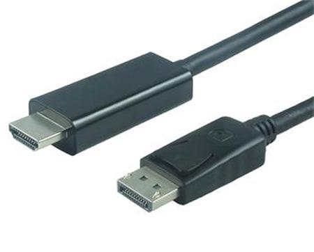 PremiumCord DisplayPort na HDMI kabel 1m