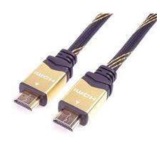 PremiumCord HDMI 2.0 High Speed + Ethernet kabel HQ, zlacené konektory, 3m