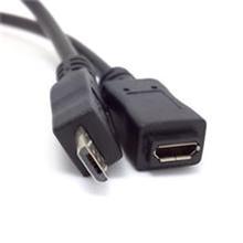 PremiumCord Kabel prodlužovací micro USB 2.0 M-F,