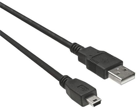 PremiumCord Kabel USB 2.0, A-B mini, 5pinů,