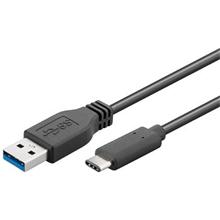 PremiumCord Kabel USB 3.1 konektor C/male - USB 3.0 konektor A/male, 0,5m