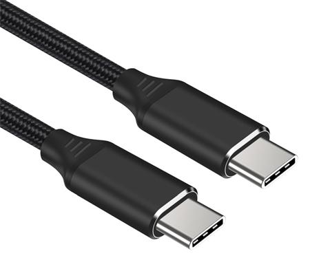 PremiumCord Kabel USB-C M/M, 240W 480Mbps černý