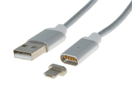 PremiumCord Magnetický micro USB 2.0, A-B
