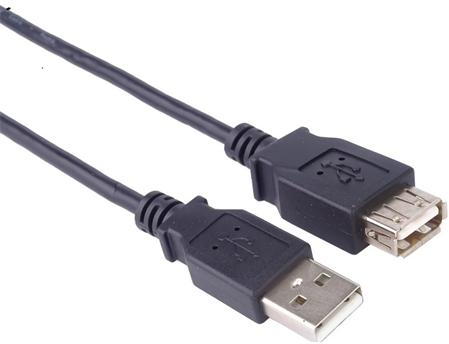 PremiumCord USB 2.0 kabel prodlužovací, A-A, 2m,