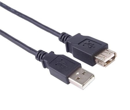 PremiumCord USB 2.0 kabel prodlužovací, A-A, 3m,