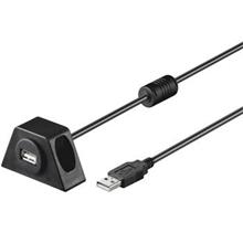 PremiumCord USB 2.0 prodlužovací kabel 2m.MF s konektorem na přišroubování