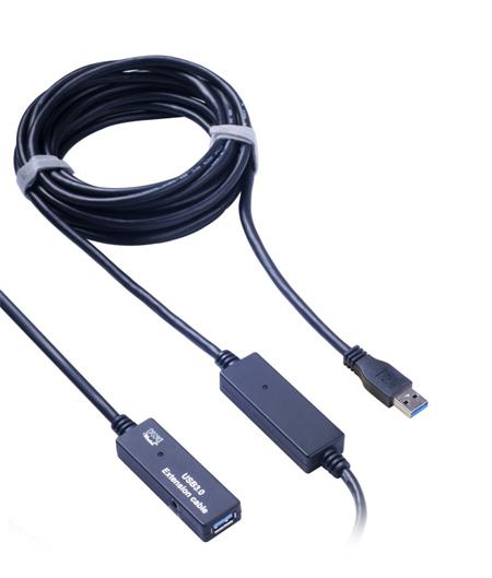 PremiumCord USB 3.0 repeater a prodluž. kabel