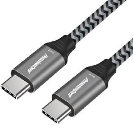 PremiumCord USB-C kabel ( USB 3.2 GEN 2, 3A, 60W,
