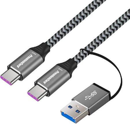 PremiumCord USB-C kabel ( USB 3.2 GEN 2, 5A,