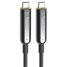 PremiumCord USB-C optický fiber video AOC kabel rozlišení 4K@60Hz 1080p délka:30m