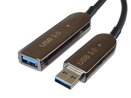 PremiumCord USB3.0 + 2.0 prodlužovací optický AOC