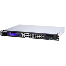 QNAP QGD-1600P: 16 1GbE PoE ports with 2 RJ45 and SFP+ combo port. (Support 4 IEEE 803.3bt PoE ++ ports, each port can 