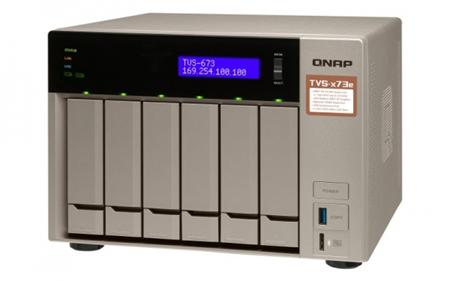 QNAP TVS-673e-8G Turbo NAS server, AMD RX-421BD