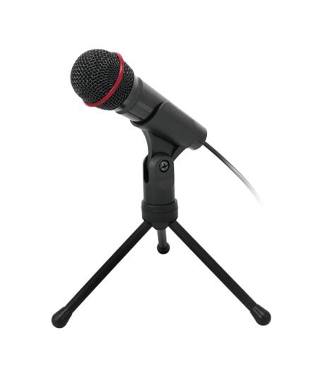 Stolní mikrofon C-TECH MIC-01, 3,5" stereo jack,