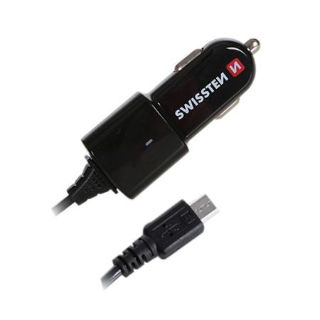SWISSTEN CAR CHARGER MICRO USB 1A