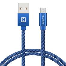 SWISSTEN DATA CABLE USB / MICRO USB TEXTILE 1,2M