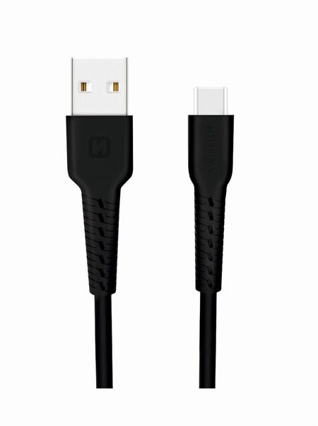SWISSTEN DATOVÝ KABEL USB / USB-C 1,0 M