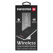 SWISSTEN WIRELESS SLIM POWER BANK 8000 mAh USB-C