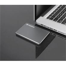 TRANSCEND 1TB StoreJet 25C3N, 2.5", USB 3.0, Stylový externí hard disk, ultra-tenký, ocelově šedý