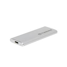 Transcend ESD240C 120GB USB 3.1 Gen2 (USB-C) Externí SSD disk (3D TLC), 520MB/R, 460MB/W, kompaktní rozměry, stříbrný