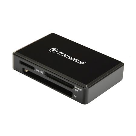 Transcend USB 3.1 čtečka paměťových karet, černá