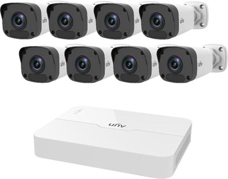 UNV IP KIT, 1x NVR NVR301-04LB-P4 + 4x IP kamera