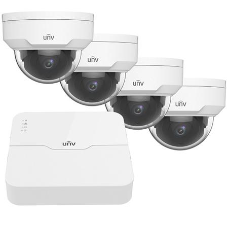 UNV IP KIT, 1x NVR NVR301-04LB-P4 + 4x IP kamera