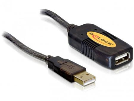 USB 2.0 kabel, prodlužující A-A samec/samice 5m,
