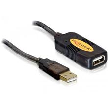 USB 2.0 kabel, prodlužující A-A samec/samice 5m, aktivní