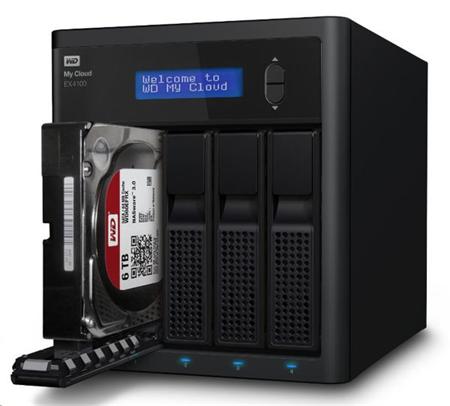 WD My CLOUD EX 4100, 32 TB (4x8TB) 3,5", RJ45,