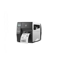 Zebra Printer ZT231; 4", 203 dpi, Thermal Transfer, Cutter with Catch Tray, EU/UK Cords, USB, Serial, Ethernet, BTLE,