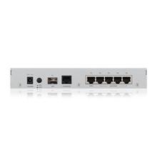 Zyxel USG20-VPN, VPN Firewall, 10x VPN (IPSec/L2TP), up to 15 SSL (5 included), 1x WAN, 1x SFP, 4x LAN/DMZ, 1x USB port