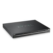 Zyxel XGS4600-52F L3 Managed Switch, 48 port Gig SFP, 4 dual pers.  and 4x 10G SFP+, stackable, dual PSU